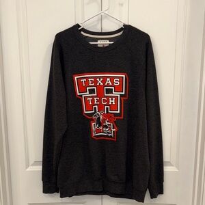 Texas Tech Oversized Black Sweatshirt Size X-Large